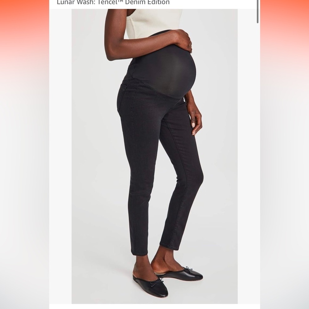 Madewell Over-The-Belly Maternity Skinny - Picture 2 of 11